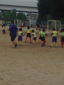 小学二年生川口アイシンク少年サッカー試合