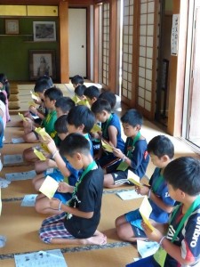 川口アイシンク少年サッカー小学生二年生三年生四年生/こども座禅会