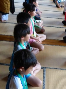 川口アイシンク少年サッカー小学生二年生三年生四年生/こども座禅会