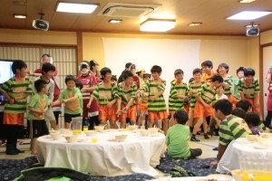 卒団式川口アイシンク少年サッカ‐鳩ヶ谷市小学生一二三四五年幼児