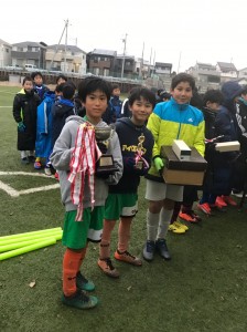 サンタカップ優勝川口鳩ヶ谷市小学生一二三四五六年幼児クラブチーム