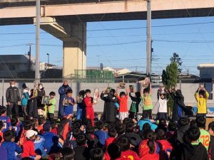 U-8EnjoyFootballスクールJリーグリーガープロ川口市アイシンク新郷南安行小学校小学生一二三四五六年幼児サッカークラブチーム