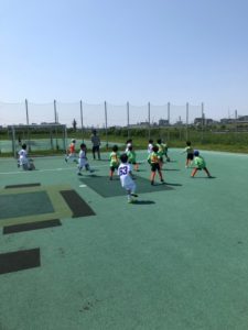 U-7試合鳩ケ谷Jリーグリーガープロ川口市アイシンク新郷南安行東小学校小学生一二三四五六年幼児少年サッカークラブチーム