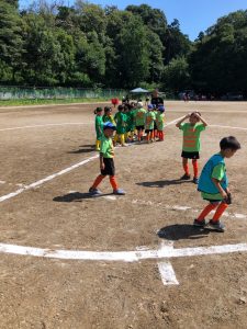 U-7試合芝第二グランド鳩ケ谷Jリーグリーガープロ川口市アイシンク桜町新郷南安行東慈林神根小学校小学生一二三四五六年幼児少年サッカークラブチーム