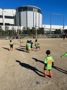 U7U8試合鳩ヶ谷Jリーグリーガープロ川口市アイシンク新郷南安行東慈林神根小学校小学生一二三四五六年幼児少年サッカークラブチーム