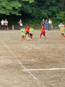 U-7芝第二グランド試合試合上手くなる自分たちで考えるチーム鳩ヶ谷Jリーグリーガープロ川口市アイシンク新郷南安行東慈林神根小学校小学生一二三四五六年幼児少年サッカークラブチーム