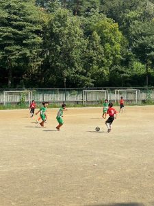 U-10芝第二グランド試合上手くなる自分たちで考えるチーム鳩ヶ谷Jリーグリーガープロ川口市アイシンク新郷南安行東慈林神根小学校小学生一二三四五六年幼児少年サッカークラブチーム