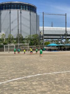 U-10芝第二グランド試合上手くなる自分たちで考えるチーム鳩ヶ谷Jリーグリーガープロ川口市アイシンク新郷南安行東慈林神根東桜町小学校小学生一二三四五六年幼児少年サッカークラブチーム