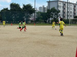 U-8試合上手くなる自分たちで考えるチーム鳩ヶ谷Jリーグリーガープロ川口市アイシンク新郷南安行東慈林神根東桜町小学校小学生一二三四五六年幼児少年サッカークラブチーム