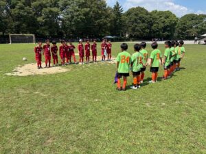 U9試合上手くなる自分たちで考えるチーム鳩ヶ谷Jリーグリーガープロ川口市アイシンク新郷南安行東慈林神根東桜町小学校小学生一二三四五六年幼児少年サッカークラブチーム