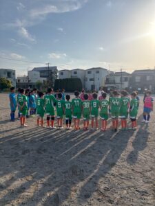上青木試合上手くなる自分たちで考えるチーム鳩ヶ谷Jリーグリーガープロ川口市アイシンク新郷南安行東慈林神根東桜町小学校小学生一二三四五六年幼児少年サッカークラブチーム