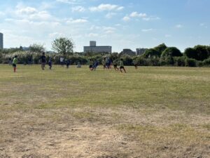 三領グランド試合上手くなる自分たちで考えるチーム鳩ヶ谷Jリーグリーガープロ川口市アイシンク新郷南安行東慈林神根東桜町小学校小学生一二三四五六年幼児少年サッカークラブチーム